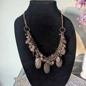 Elegant Gold Necklace with Charms